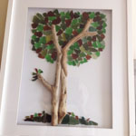 Green Seaglass Earrings