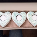 Green Seaglass Earrings