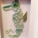 Green Seaglass Earrings