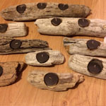 Driftwood candlehodlers